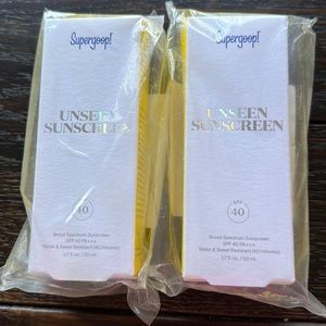 Brand new Supergoop! Unseen Sunscreen SPF 40